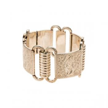 Masivní stříbrný článkový náramek Masivní stříbrný článkový náramek